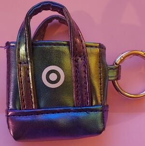 Target Reflective Metallic 2025 Mini Black Friday Bag Keychain Collectible